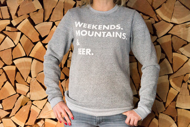 Crewneck Sweatshirt (Unisex) - Weekends